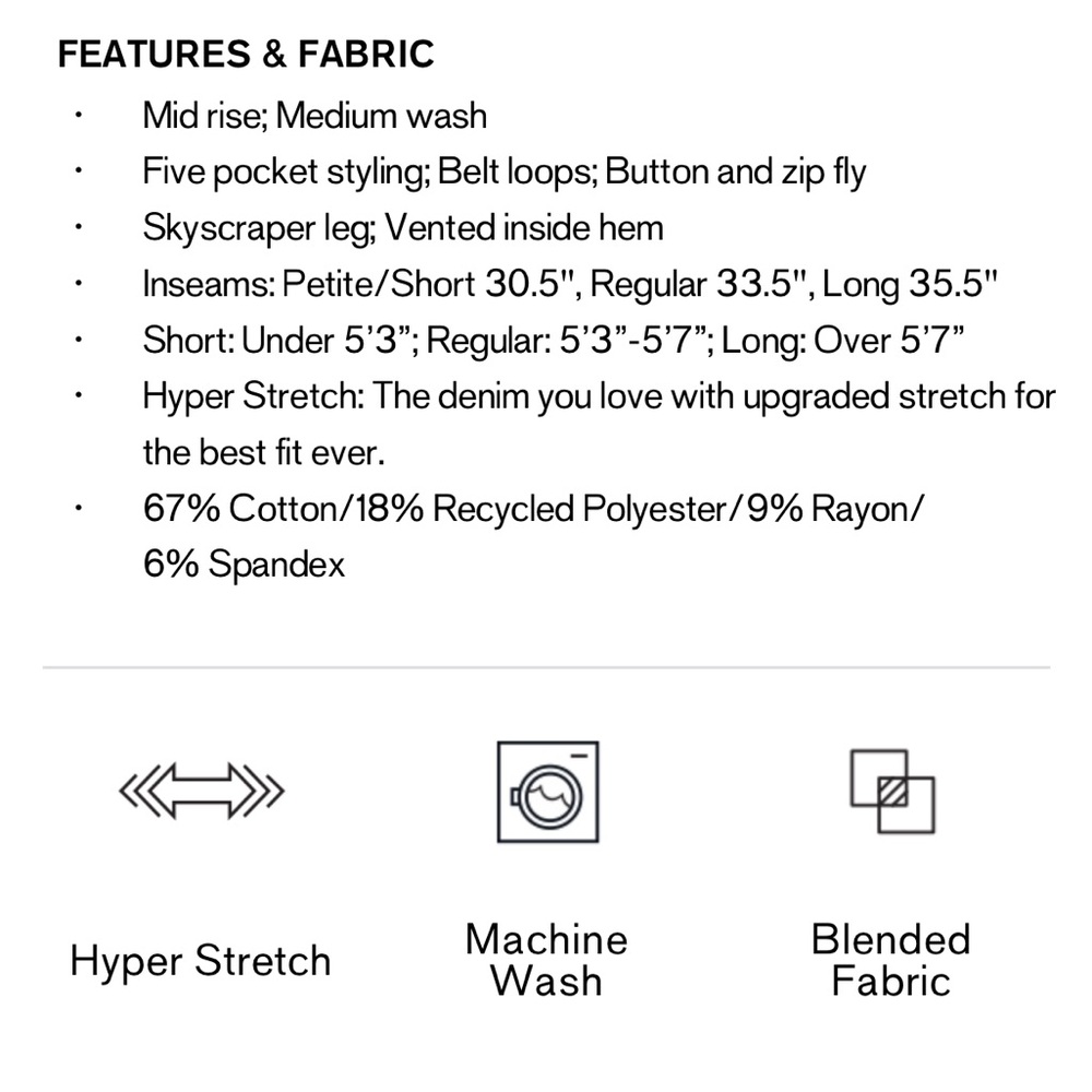 Express Skyscraper Mid Rise Medium Wash Jeans - Picture 9 of 9